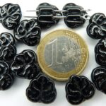 0010055 Zwart Maple Leaf met 2 gaten ( verdeler)-0