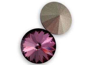 12 mm. 001 ANTP Crystal Antique Pink 1122 Swarovski Rivoli-0