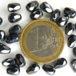 0020233 Hematite Peervormig Facet 25 Pc.-0
