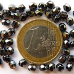 0020249 Hematietkleurig facet 4 mm.-0