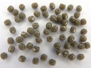 0020282 Opaque Grey facet 3 mm. 60 pc-0