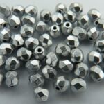 0020272 Matt Metallic aluminium facet 4 mm.-0