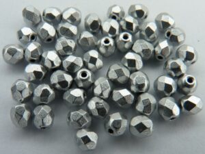 0020272 Matt Metallic aluminium facet 4 mm.-0