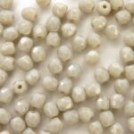 0020280 Light opaque Grey Facet 4mm. 50 Pc.-0
