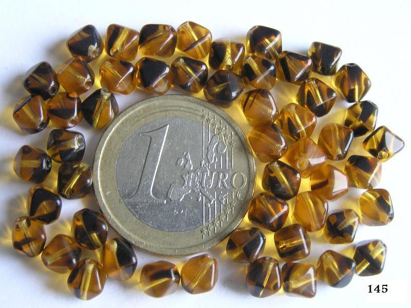 0030002 Bruin met zwart dubbele piramide-0 0030002 Bruin met zwart dubbele piramide-0