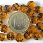 0030012 Schijfje bruin met iets donkerbruin-0