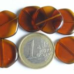 0030016 Bruin bijna ronde schijf-0