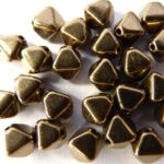 0030103 Brons/Gold dubbele piramides-0