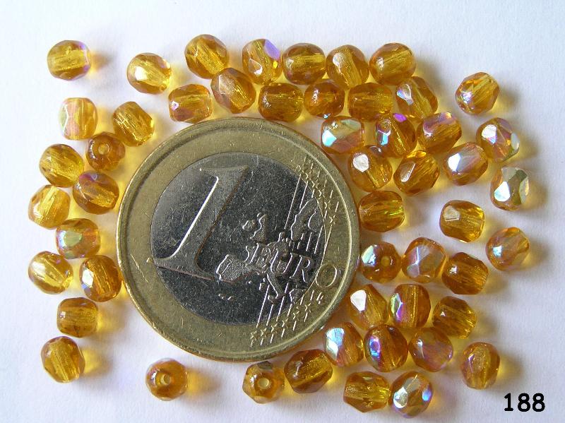 0030216 Topaz facet met AB 4 mm.-0 0030216 Topaz facet met AB 4 mm.-0