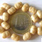 0040017 Dekkend Beige ovaal met glans-0