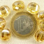 0040211 Champagne jalouzie facet, luster picasso, 10 mm-0