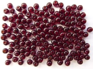 04-R-90110 Garnet round 4 mm. 150 Pc.-0
