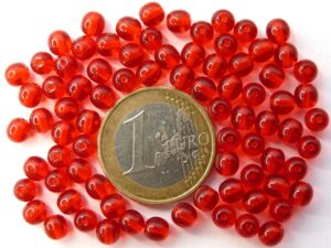05-R-90080 Light Siam rood rond 5 mm. 80 stuks-0