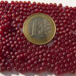 0050078 Mat Dark Siam Ruby 3 mm. 200 stuks-0