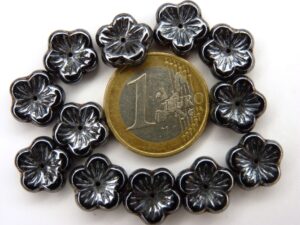 0050067 Garnet-hematite bloem. 12 Pc.-2395