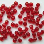 0050202 Siam Ruby facet 3 mm. 75 Pc.-0