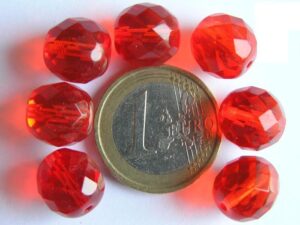 0050231 Light Siam (rood) facet 12 mm.-0