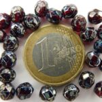 0050239 Garnet – Silver Picasso facet, 6 mm.-0