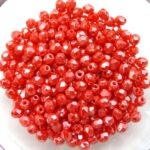 0050255 Luster Opaque Light Red 3 mm. 60 Pc.-0