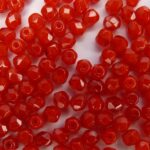 0050262 Opal Red, facet 4 mm.-0
