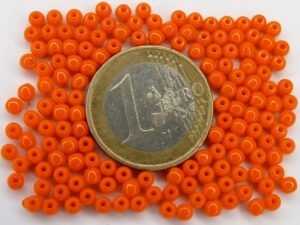 03-R-93130 Opaque Bright Orange Round 3 mm. 150 Pc.-0