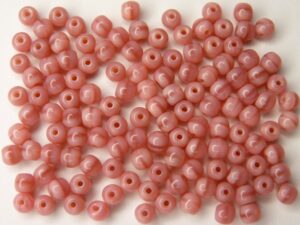 0070013 Pink Silk round 4 mm. 100 Pc.-0