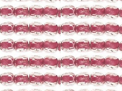 0070318 Fuchsia lined Crystal, facet 3 mm. 65 stuks-0 0070318 Fuchsia lined Crystal, facet 3 mm. 65 stuks-0