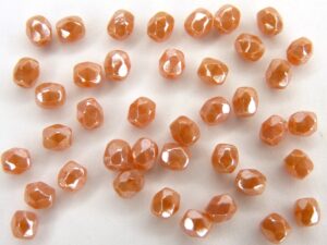 0070355 Pink Coral luster Facet 3 mm.-0