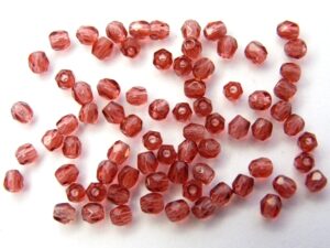 0070407 Mauve facet, 3 mm. 60 Pc.-0