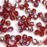 0070419 Fuchsia AB Facet 4 mm. 40 Pc.-0