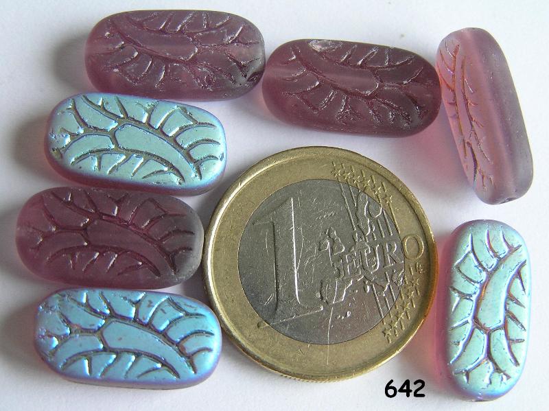 0080275 Mat violet dikke ovaal met AB-0 0080275 Mat violet dikke ovaal met AB-0