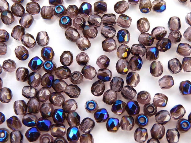 0080528 Medium Amethyst Azuro facet 3mm. 75 Pc.-0 0080528 Medium Amethyst Azuro facet 3mm. 75 Pc.-0