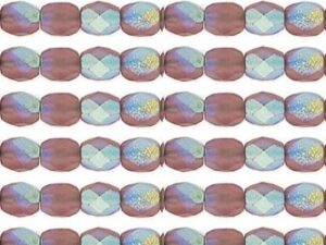 0080548 Matte Amethyst met AB facet, 4 mm.-0