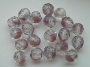 0080610 Opal Amethyst met transparant facet 8 mm.-0