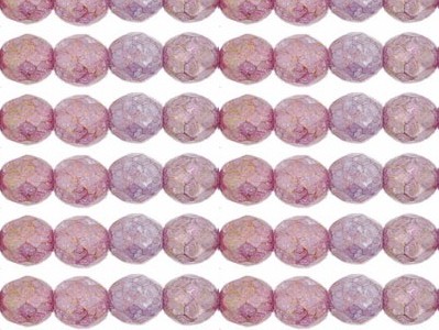 0080618 Luster-Stone Pink facet, 8 mm.-0 0080618 Luster-Stone Pink facet, 8 mm.-0