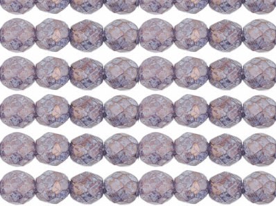 0080619 Luster-Stone Amethyst facet, 8 mm. 15 Pc.-0