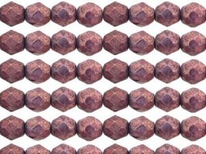 0080635 Luster Metallic Amethyst facet 6 mm. 22 stuks-0