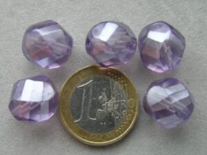 0080656 Crystal Light Lila Pearl, lamel facet 14 mm. 6 Pc.-832