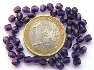 0080684 Tanzanite facet, 4 mm.-0