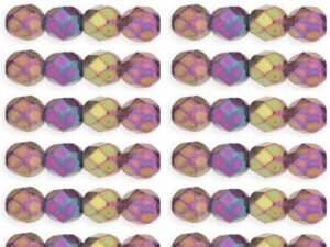 0080692 Iris Purple facet 6 mm.-3001