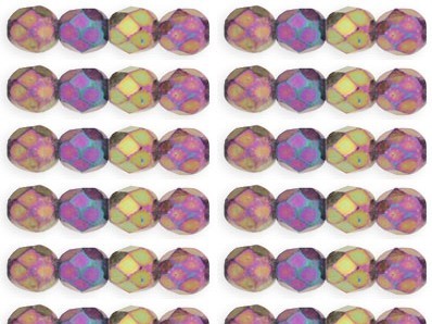 0080692 Iris Purple facet 6 mm.-3001