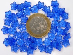 0090038 Sapphire Blue Bloemetje. 50 stuks-0