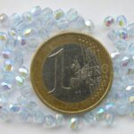 0090123 Light Sapphire facet met AB 3 mm. 75 stuks-0