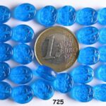 0090204 Blauw / aqua ovaal schijfje-0