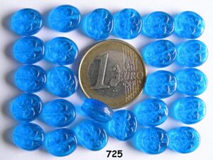 0090204 Blauw / aqua ovaal schijfje-0