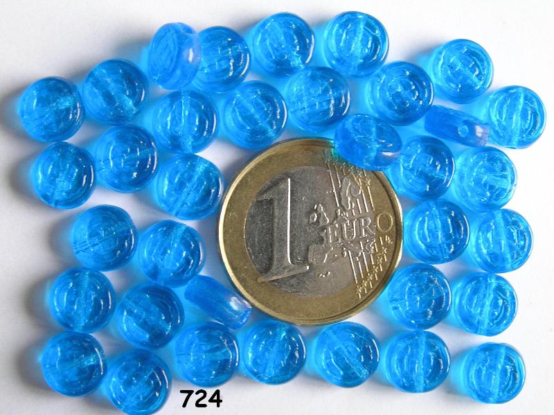 0090208 Aqua/Blauw rond schijfje-0 0090208 Aqua/Blauw rond schijfje-0