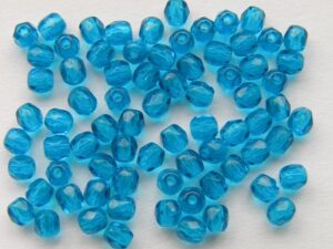 0090300 Dark Aqua facet 3 mm.-0