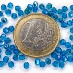 0090307 Capri Bue AB facet 3 mm. 75 stuks-0