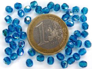 0090308 Capri Bue AB facet 4 mm. 50 stuks-0
