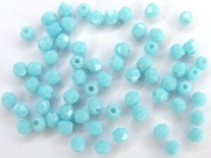 0090354 Sky Blue coral facet 3 mm. 65 stuks-0